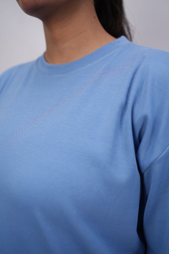 CORNFLOWER BLUE OVERSIZED T-Shirt  (UNISEX)