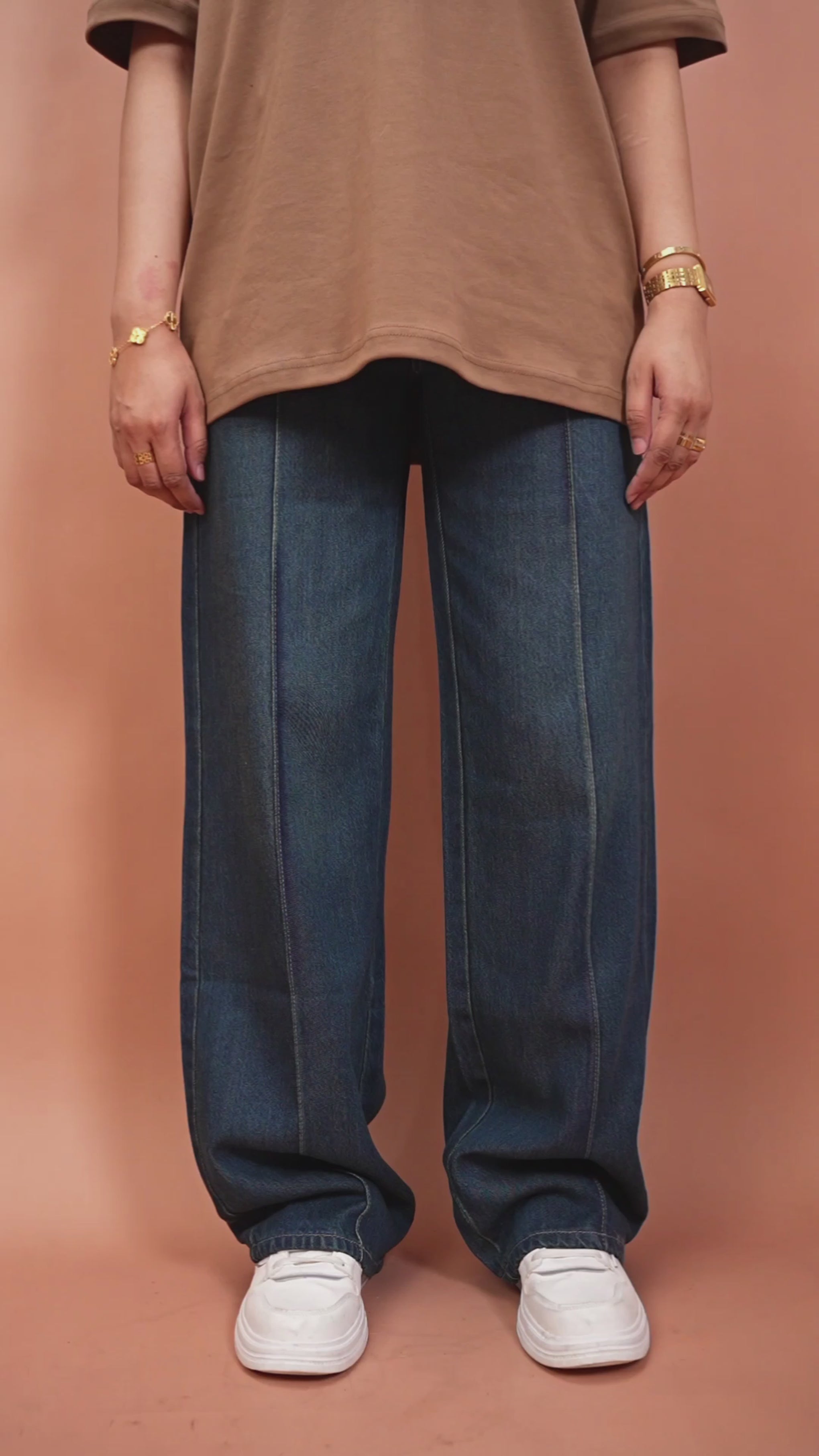 PLATTED DIESEL GREEN DENIM Trouser (UNISEX)